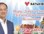 Зі світлим святом Великодня